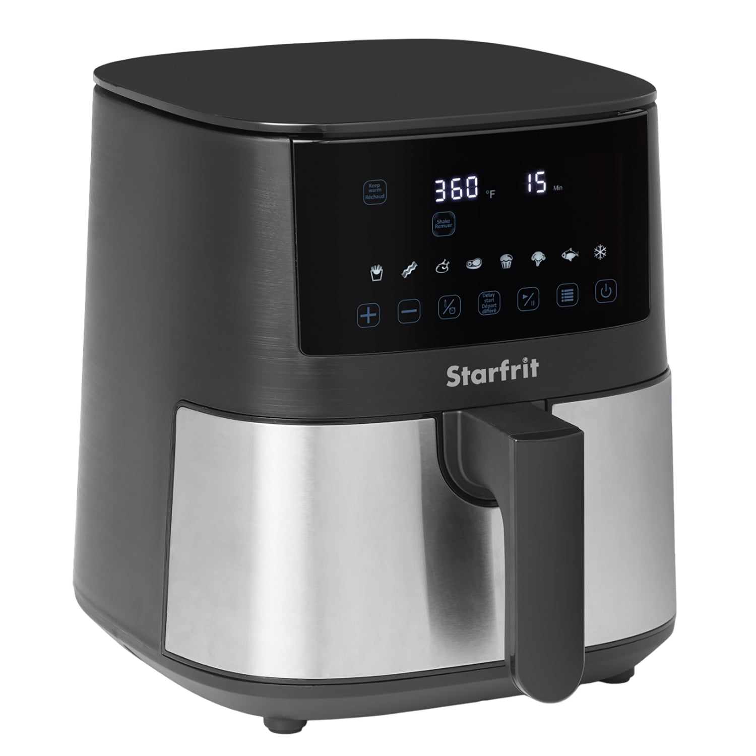 Starfrit - Friteuse à Air à Contrôle Numérique, Capacité de 4.2 Litres, 1400 Watts, Acier Inoxydable - Simple Boutique