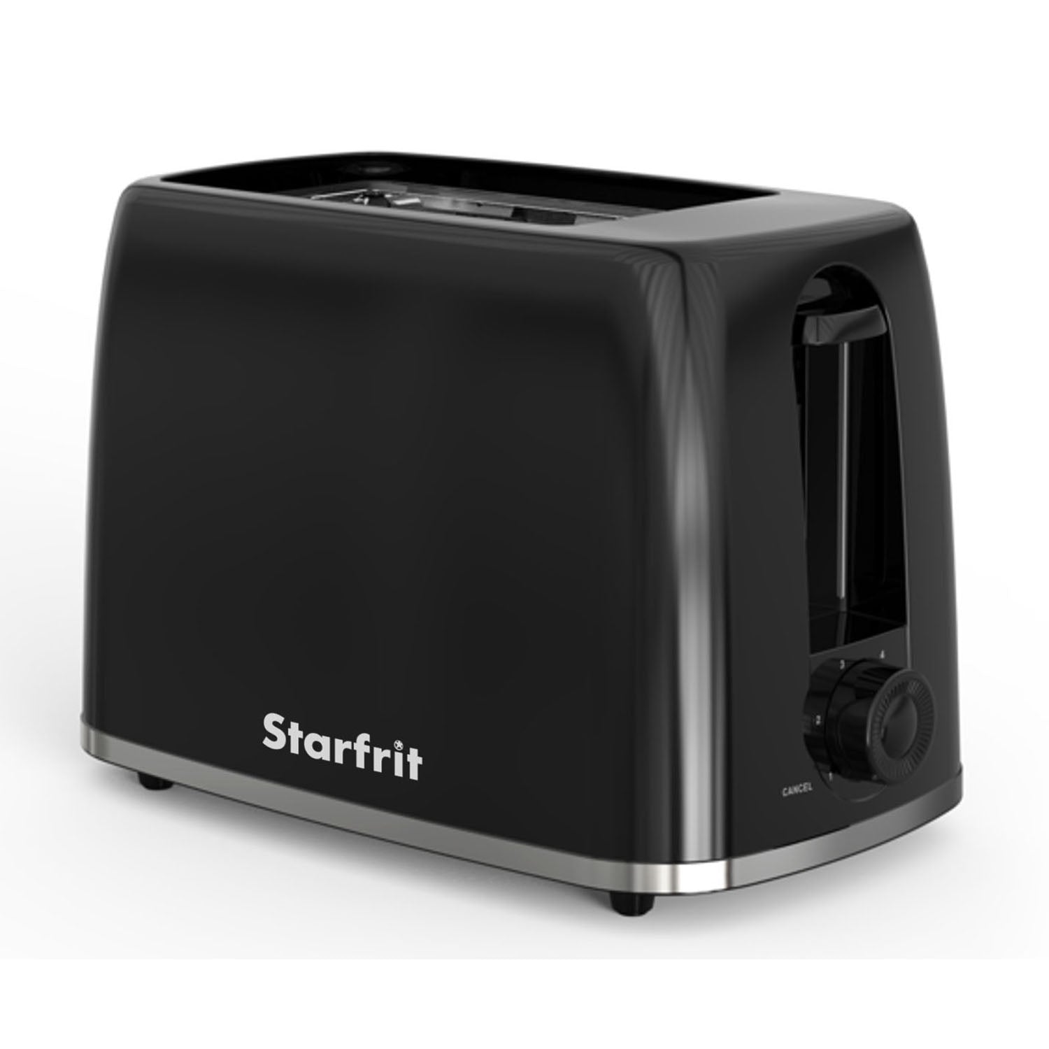 Starfrit - Grille-Pain à 2 Tranches, 6 Réglages de Brunissage, Noir - Simple Boutique