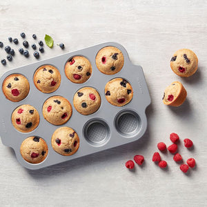 Starfrit - Moules pour 12 Muffins The Rock, Revêtement Antiadhésif - Simple Boutique