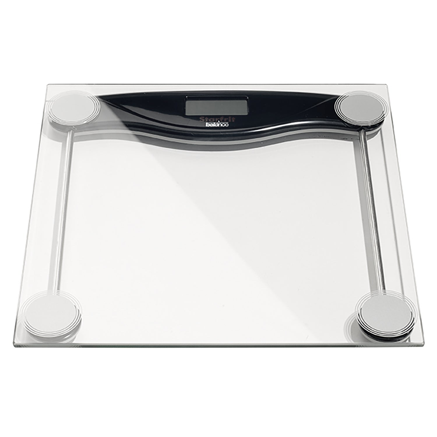 Starfrit - Pèse-Personne/Balance Électronique en Verre Trempé, Capacité Maximum de 150kg - Simple Boutique