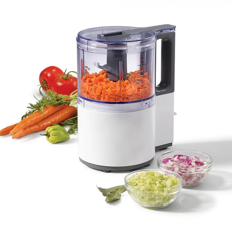 Starfrit - Robot Culinaire Oscillant Électrique, Lame en Acier Inoxydable, 300 Watts, Blanc - Simple Boutique