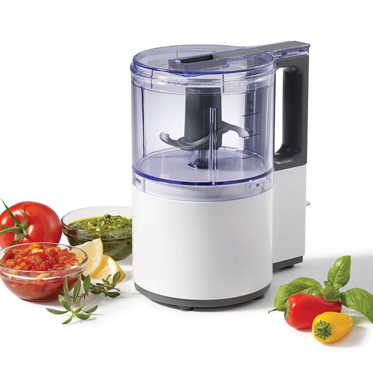 Starfrit - Robot Culinaire Oscillant Électrique, Lame en Acier Inoxydable, 300 Watts, Blanc - Simple Boutique