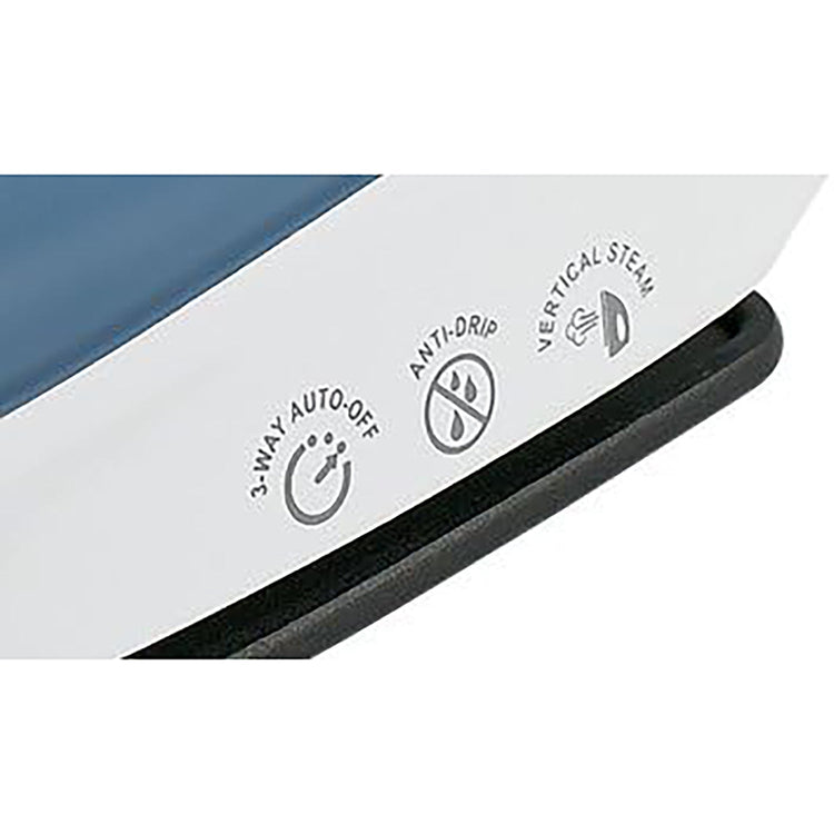 Sunbeam - Fer à Repasser SteamMaster avec Semelle Antiadhésive, Cordon Rétractable, 1200 Watts, Bleu - Simple Boutique
