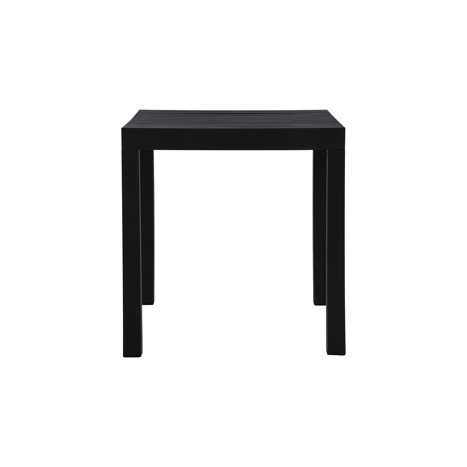 Table Bistro Carrée Summer, 28" de Largeur, Intérieur/Extérieur, Noir - Simple Boutique