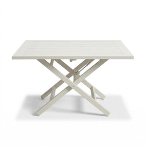 Table à café relevable Copenhagen 27" x 47" – Aluminium greige - Simple Boutique