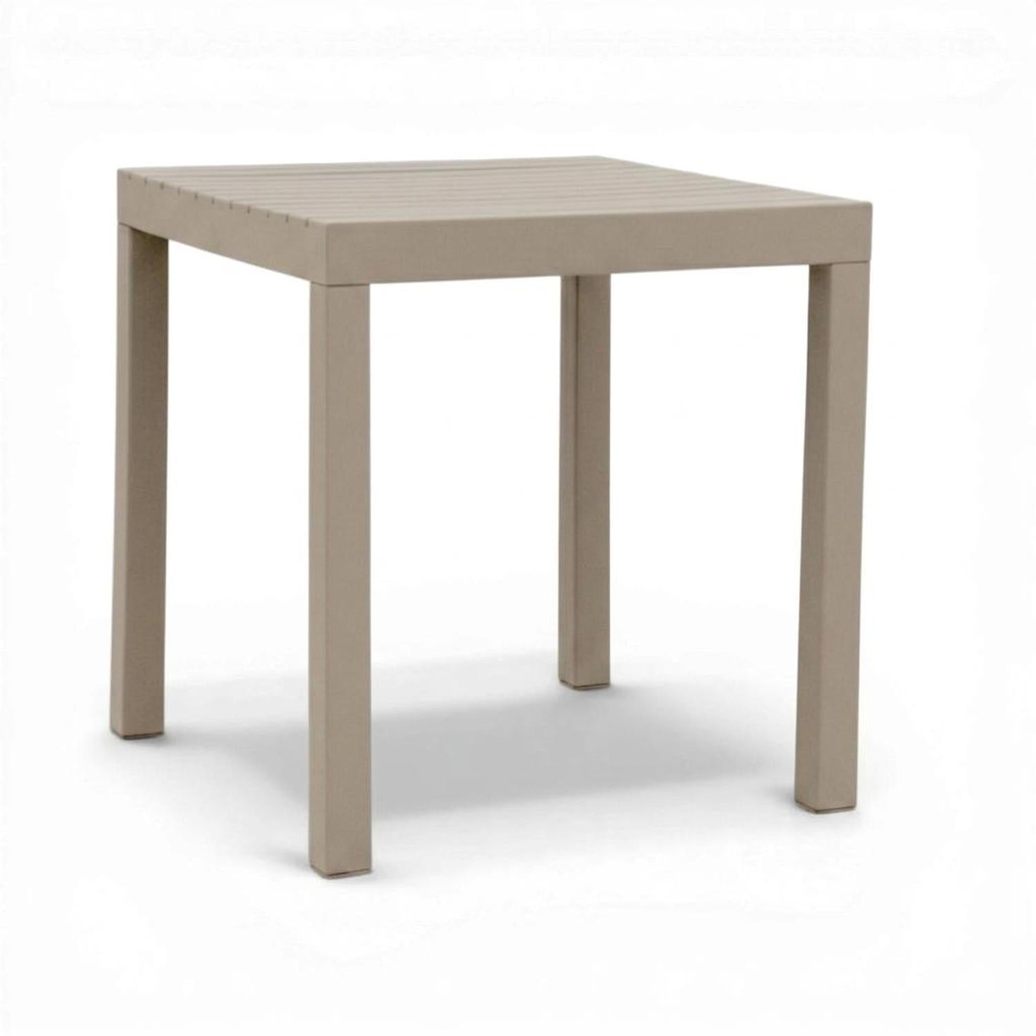 Table bistro carrée 28" Summer extérieure greige - Simple Boutique