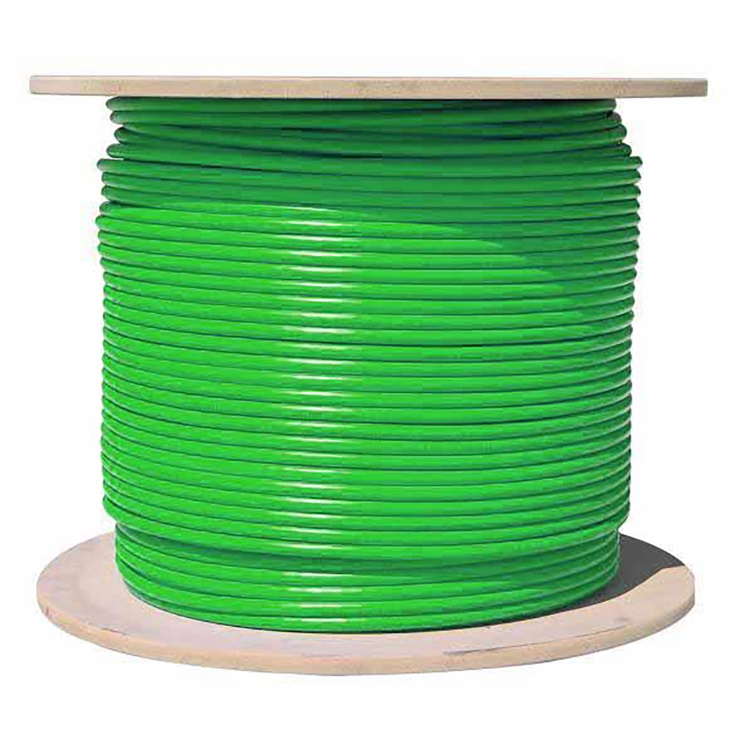 TechCraft - Câble Réseau Blindé Cat6a, S/FTP, Longueur de 1000 Pieds, CMR, Vert - Simple Boutique