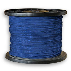 TechCraft Câble Réseau Cat6a UTP Ultra Mince Toronné, Bleu, Bobine de 1000 pieds - Simple Boutique