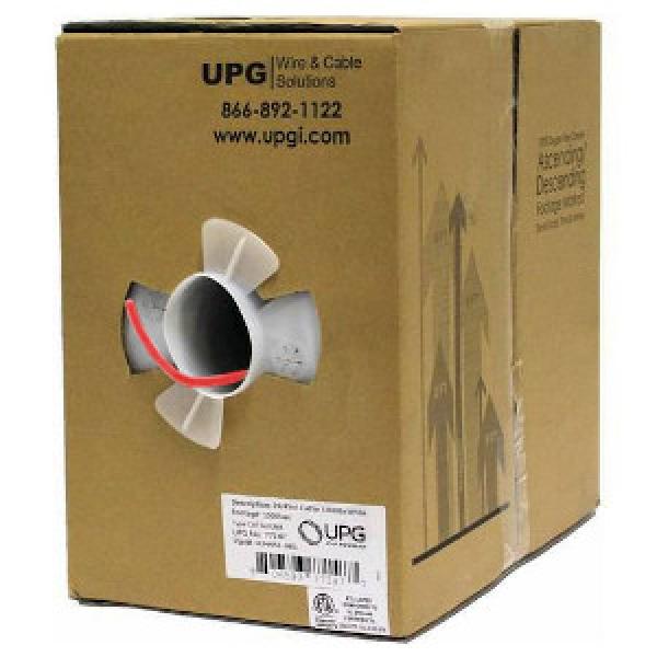 TechCraft Câble d'Alarme Incendie Solide 18 AWG 6 Conducteurs, FPLP/CMP, Rouge, Bobine de 1000 pieds - Simple Boutique