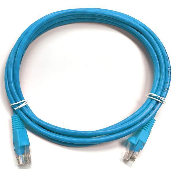 TechCraft Câble ethernet réseau Cat5e 350MHz RJ-45 15 pieds Bleu Pâle - Simple Boutique