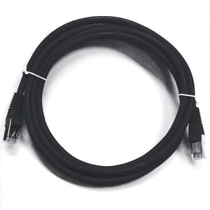 TechCraft Câble ethernet réseau Cat6 RJ-45 blindé 75 pieds Noir - Simple Boutique
