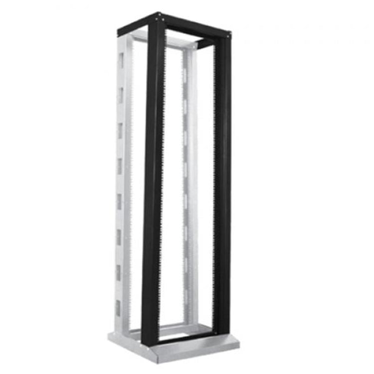 TechCraft - Kit d'extension pour Système de Rack à 2 Montants, 48U, 7.5' de Hauteur, Fabriqué en Acier, Noir - Simple Boutique