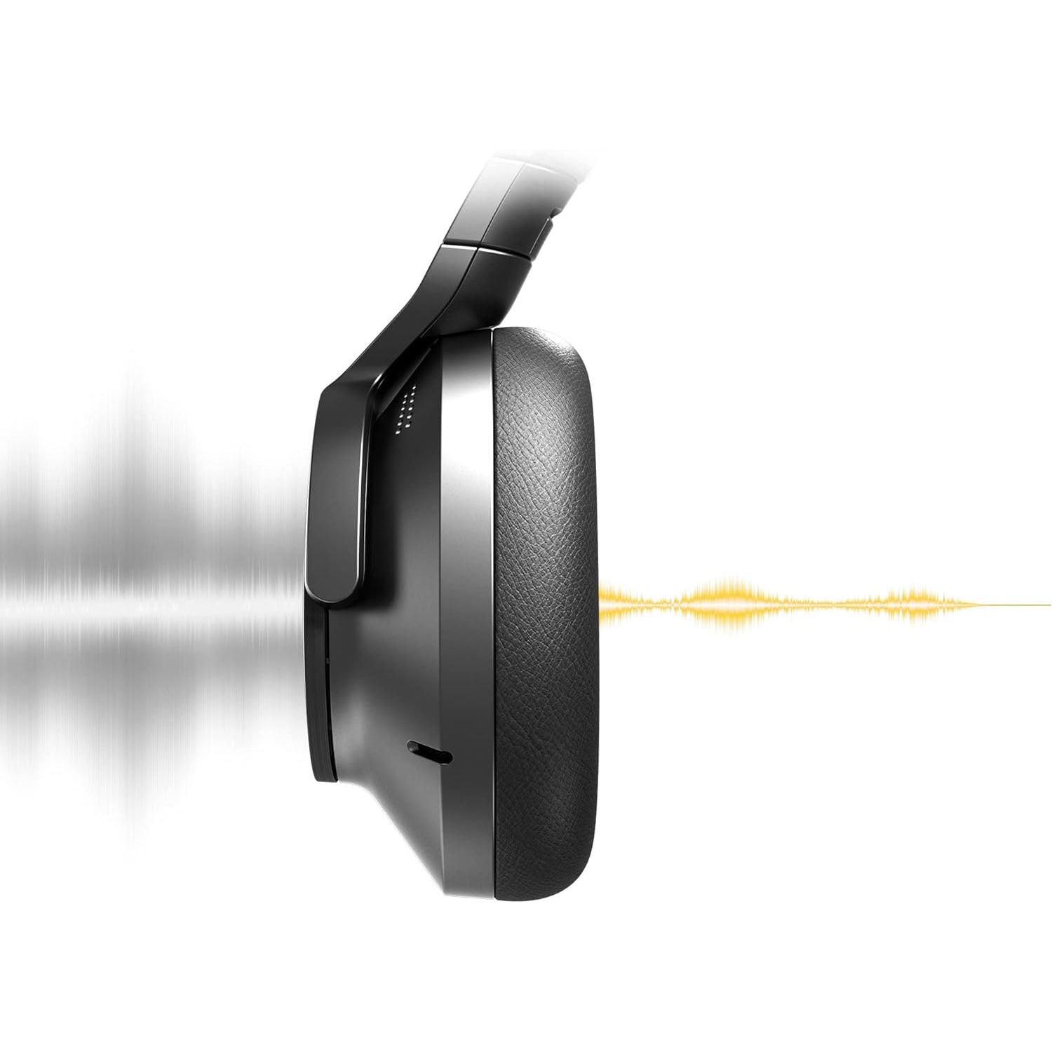 Technics - Écouteurs Bluetooth Sans-Fil avec Réduction du Bruit, Hi-Res, Télécommande et Microphone Intégrés, Noir - Simple Boutique