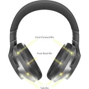 Technics - Écouteurs Bluetooth Sans-Fil avec Réduction du Bruit, Hi-Res, Télécommande et Microphone Intégrés, Noir - Simple Boutique
