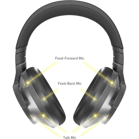 Technics - Écouteurs Bluetooth Sans-Fil avec Réduction du Bruit, Hi-Res, Télécommande et Microphone Intégrés, Noir