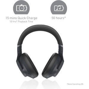 Technics - Écouteurs Bluetooth Sans-Fil avec Réduction du Bruit, Hi-Res, Télécommande et Microphone Intégrés, Noir - Simple Boutique