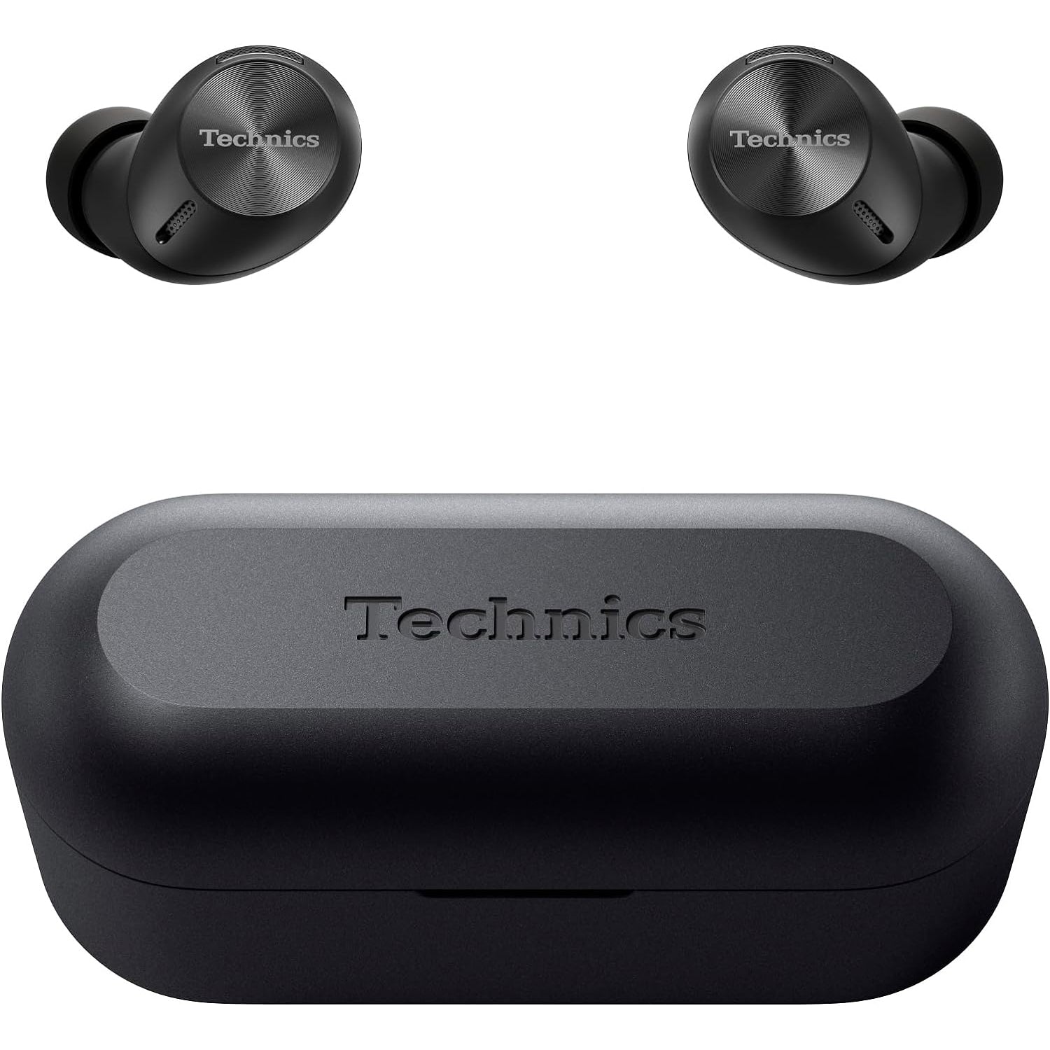 Technics - Écouteurs Intra-Auriculaires Sans-Fil Bluetooth avec Suppression du Bruit, Microphone et Boitier de Recharge, Noir - Simple Boutique
