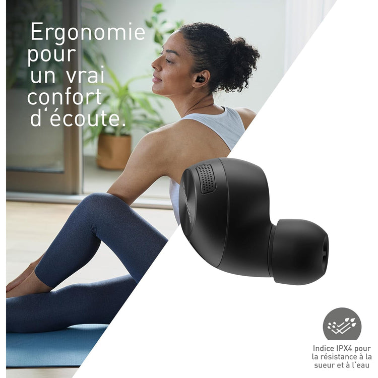 Technics - Écouteurs Intra-Auriculaires Sans-Fil Bluetooth avec Suppression du Bruit, Microphone et Boitier de Recharge, Noir - Simple Boutique
