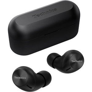 Technics - Écouteurs Intra-Auriculaires Sans-Fil Bluetooth avec Suppression du Bruit, Microphone et Boitier de Recharge, Noir - Simple Boutique