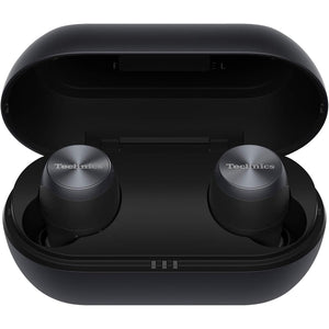 Technics - Écouteurs Intra-Auriculaires Sans-Fil Bluetooth avec Supression du Bruit, Microphone et Boitier de Recharge, Noir - Simple Boutique