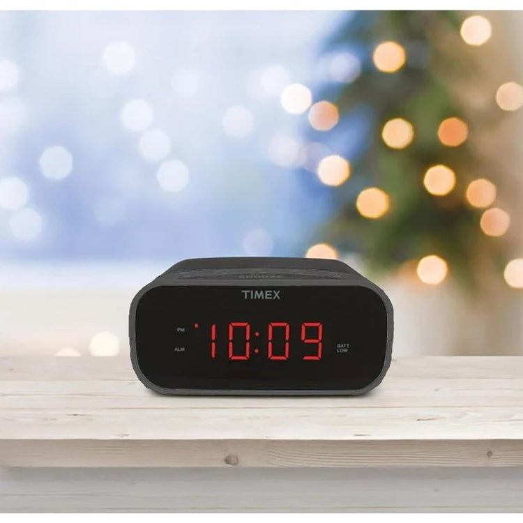 Timex - Radio-Réveil avec Écran LED de 0.7 Pouces, Noir - Simple Boutique
