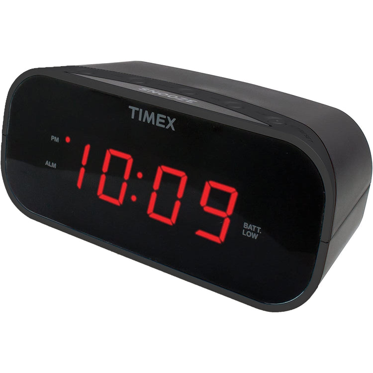 Timex - Radio-Réveil avec Écran LED de 0.7 Pouces, Noir - Simple Boutique