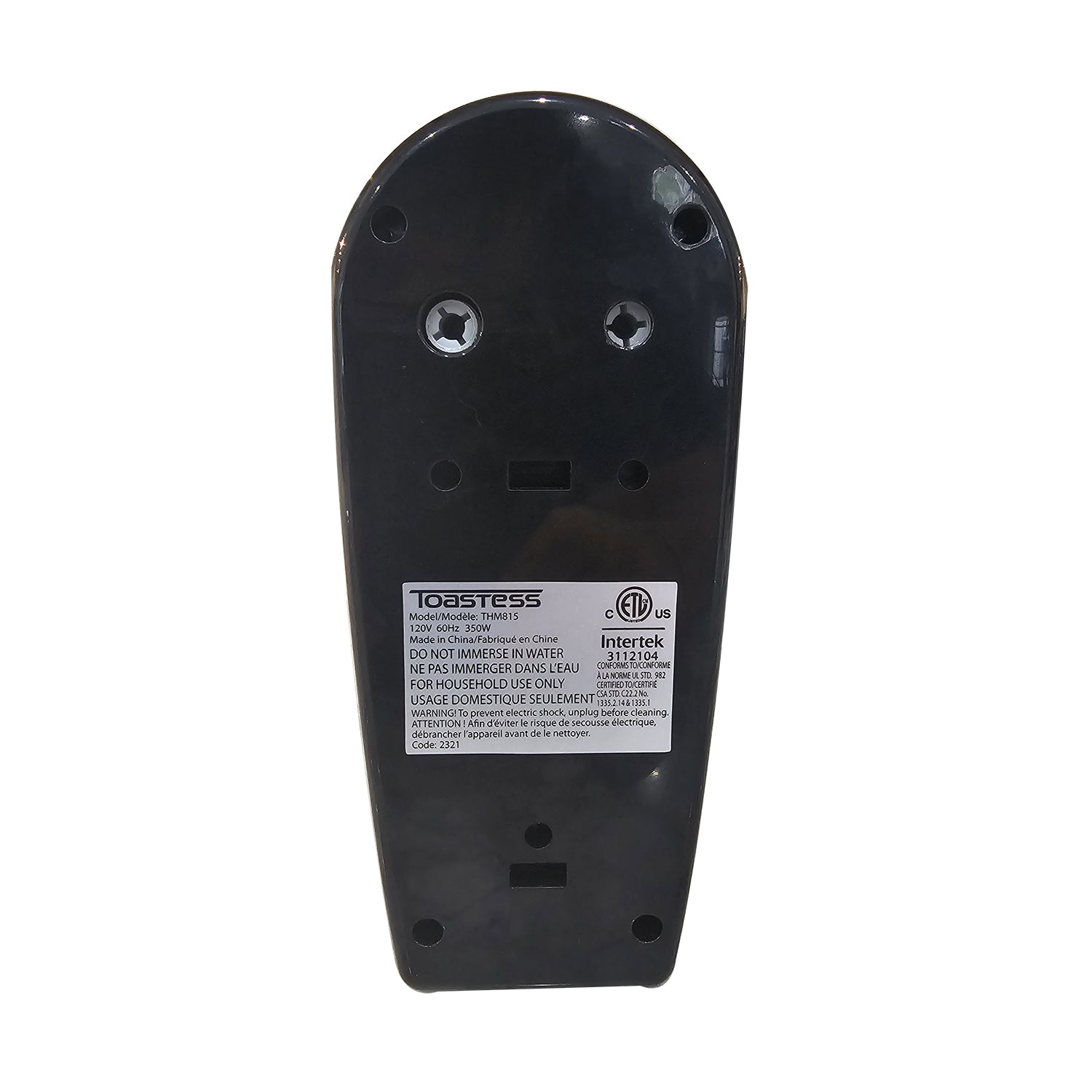 Toastess - Batteur à Main à 5 Vitesses, Fouets et Crochet Pétrisseurs Compris, 350 Watts, Noir - Simple Boutique