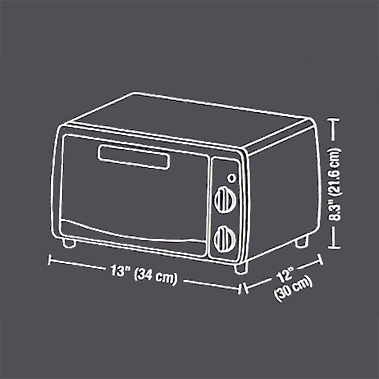 Toastess - Four Grille-Pain, Capacité de 4 Tranches, Contrôle de la Température, 1000 Watts, Noir - Simple Boutique