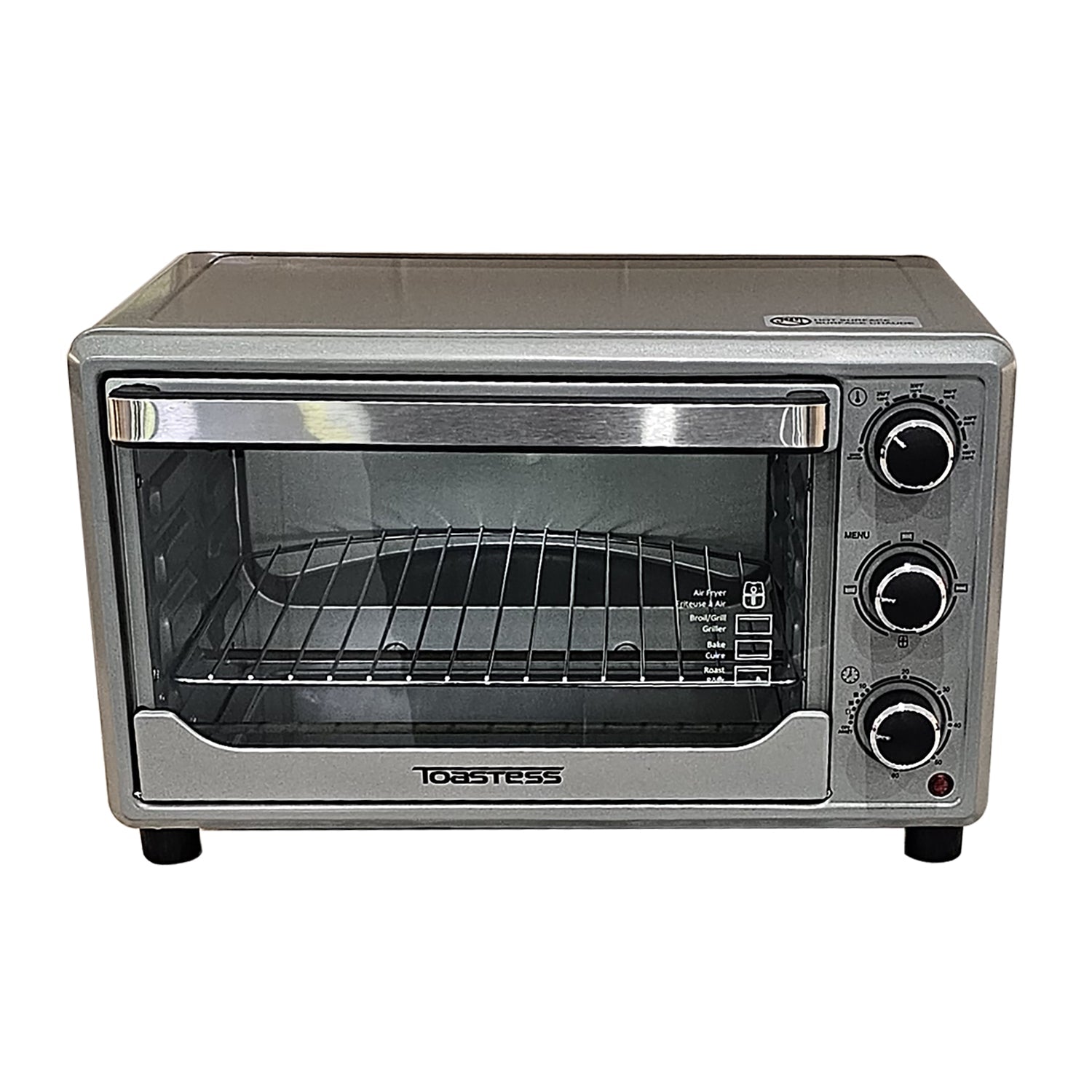 Toastess - Four Grille-Pain et Friteuse à Air, Capacité de 6 Tranches, Température Réglable, Acier Inoxydable - Simple Boutique