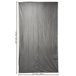 Toile pour Pergola 10' x 10' Pallazo, 204"x114", Tissu en Polyester, Gris (Toile Seulement) - Simple Boutique