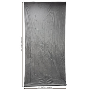 Toile pour Pergola 10' x 12' Pallazo, 220"x114", Tissu en Polyester, Gris (Toile Seulement) - Simple Boutique