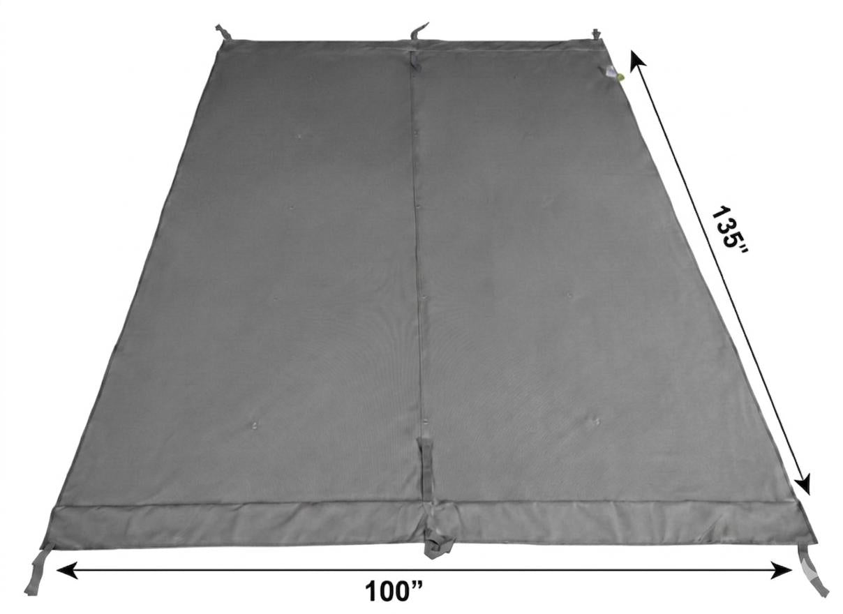 Toile pour Pergola San Luis 10' x 12', Tissu en Polyester, Gris (Toile Seulement) - Simple Boutique