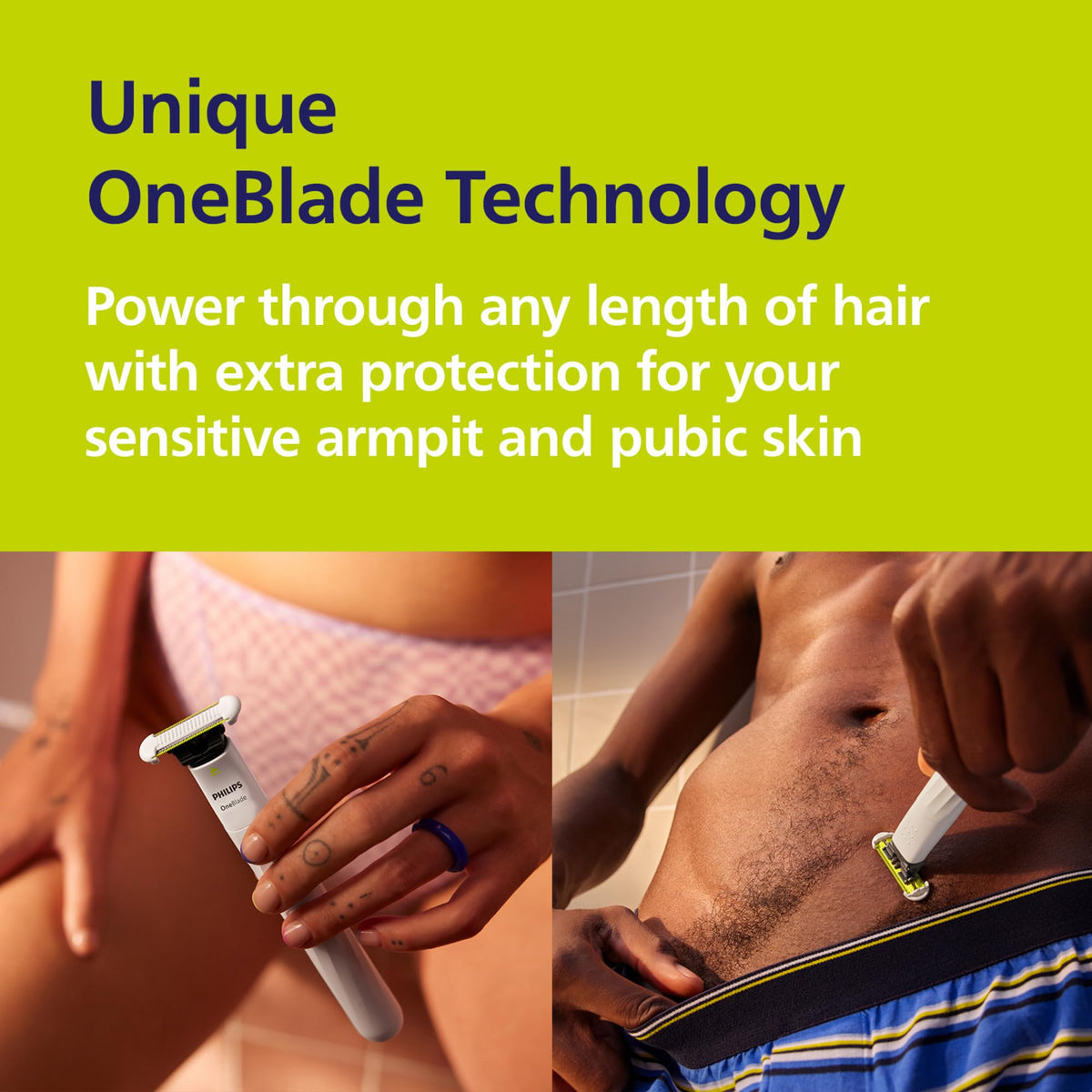 Tondeuse hybride intime OneBlade QP1924/20 - Simple Boutique