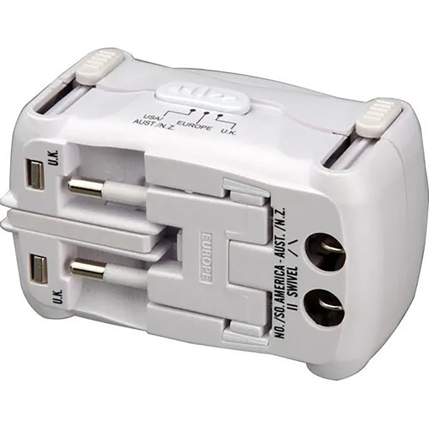 Travel Smart - Adaptateur de Voyage Tout en Un avec Parasurtenseur Intégré - Simple Boutique
