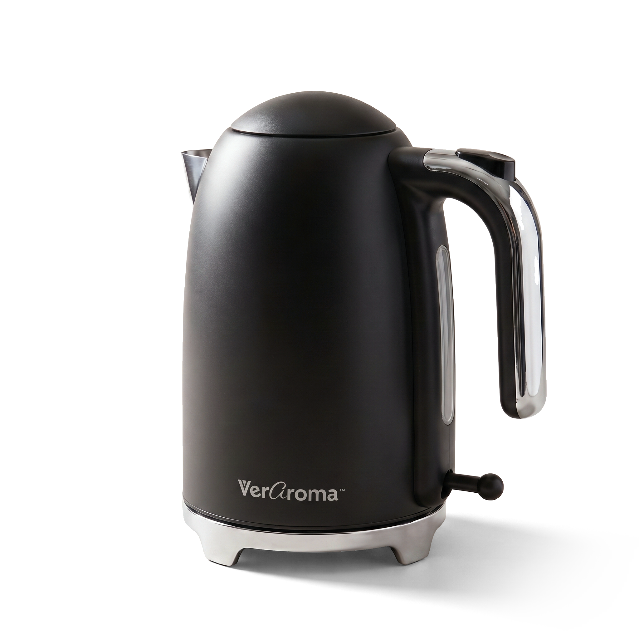 VerAroma Bouilloire électrique mince en acier inoxydable - 1,7 L, noire - Simple Boutique