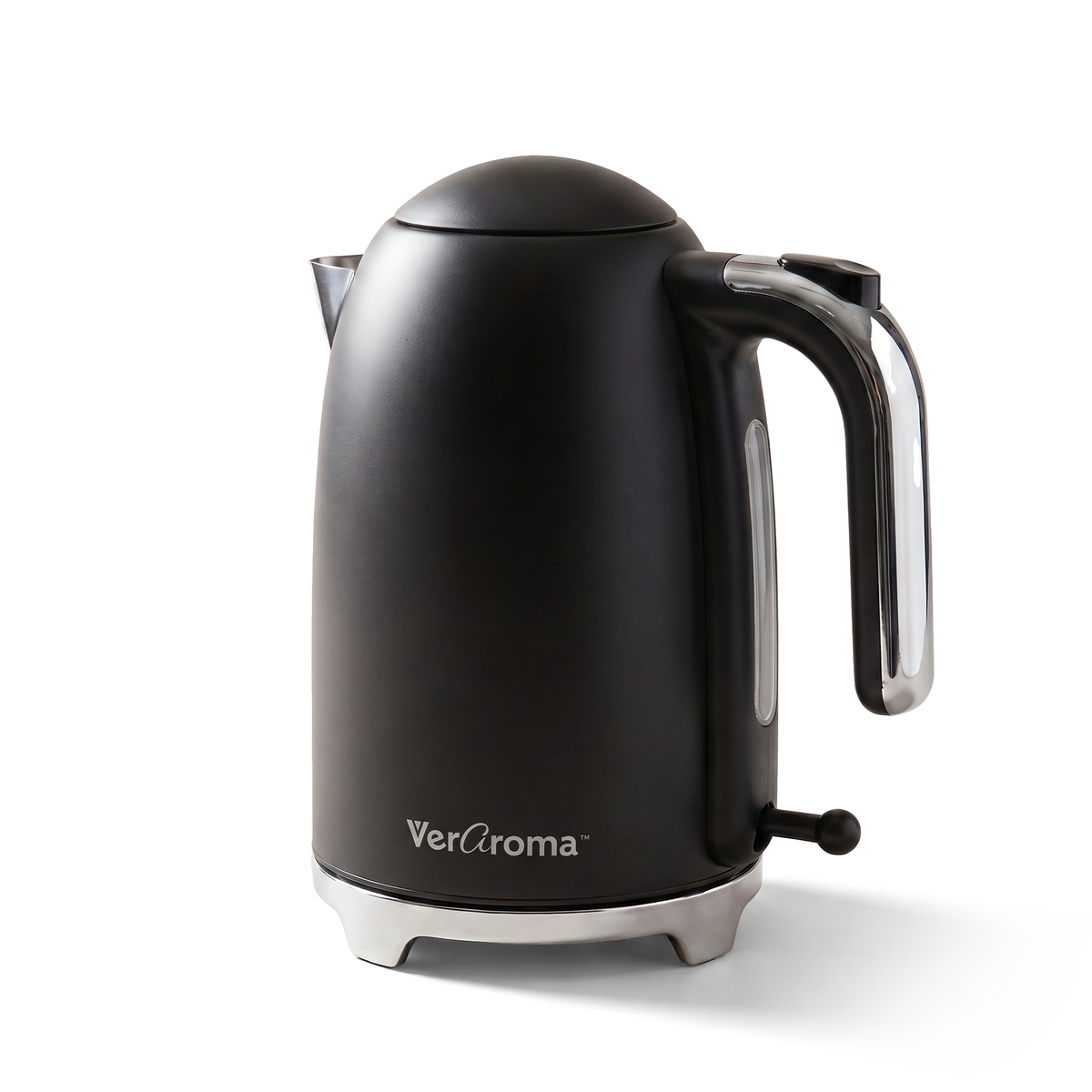 VerAroma Bouilloire électrique mince en acier inoxydable - 1,7 L, noire - Simple Boutique