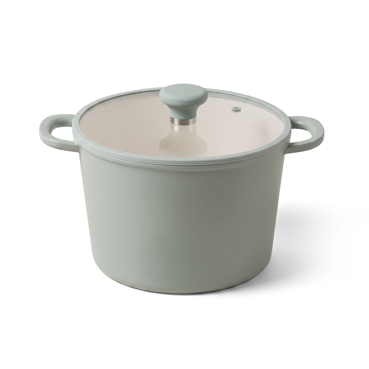 VerAroma Cocotte antiadhésive en aluminium moulé sous pression avec couvercle en verre - 28 cm, 7.5 L - Simple Boutique