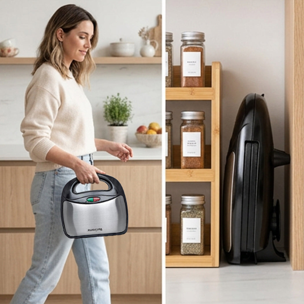 VerAroma Gaufrier, grill et appareil à croque-monsieur 3-en-1 avec plaques interchangeables - Simple Boutique