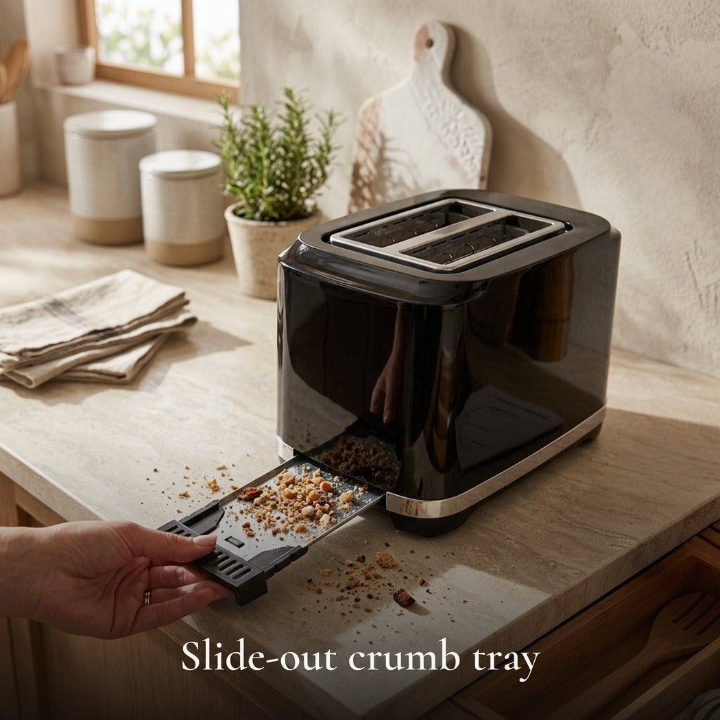 VerAroma Grille-pain intelligent à écran tactile numérique 2 tranches avec minuterie de compte à rebours - 800 W - Simple Boutique