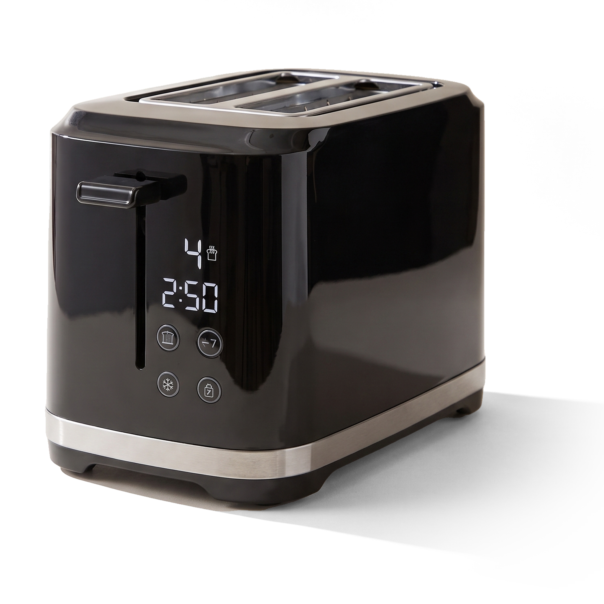VerAroma Grille-pain intelligent à écran tactile numérique 2 tranches avec minuterie de compte à rebours - 800 W - Simple Boutique