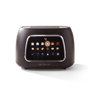 VerAroma Grille-pain intelligent motorisé à fentes larges avec écran tactile numérique couleur et fonction mémoire, 2 tranches, noir - Simple Boutique