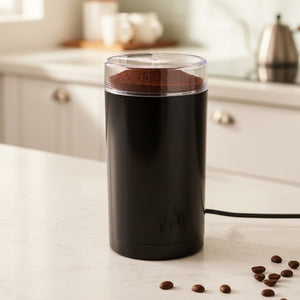VerAroma Moulin à café et épices électrique, acier inoxydable, 70g - Simple Boutique