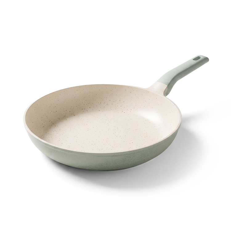 VerAroma Poêle à frire antiadhésive en fonte d'aluminium - 28 cm - Simple Boutique