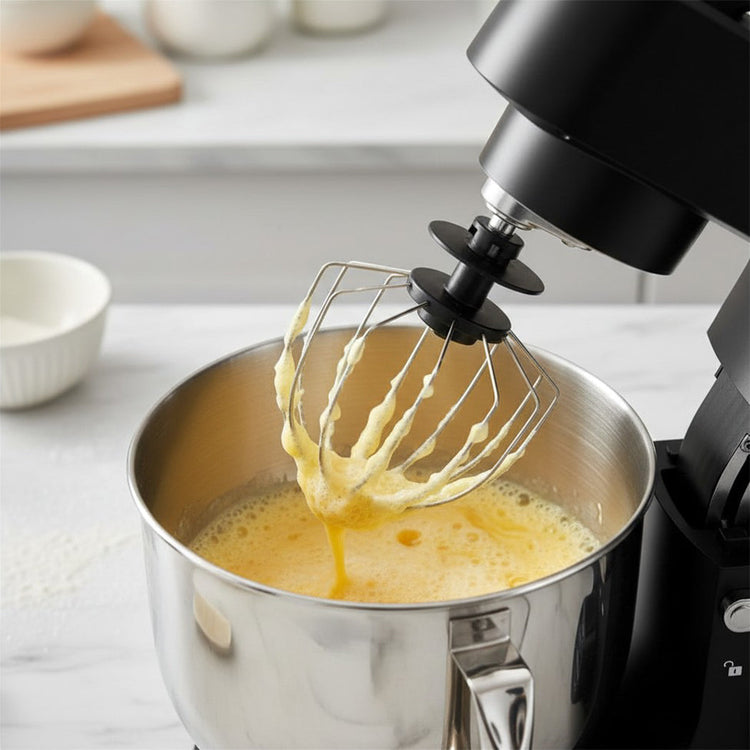 VerAroma Robot pâtissier multifonction avec écran tactile numérique, tête inclinable, 5L - Simple Boutique