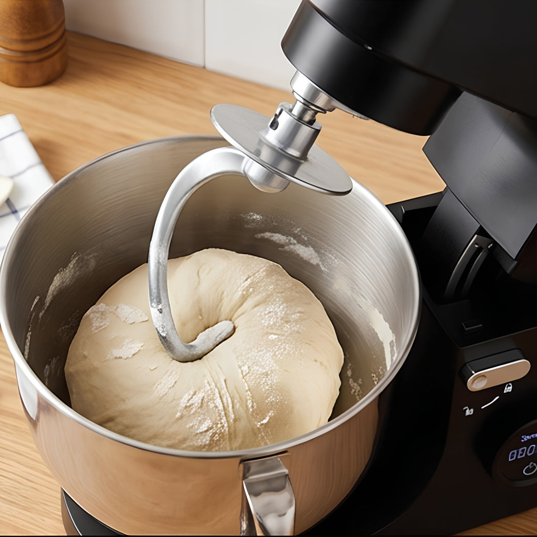 VerAroma Robot pâtissier multifonction avec écran tactile numérique, tête inclinable, 5L - Simple Boutique