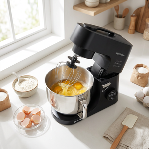 VerAroma Robot pâtissier multifonction avec écran tactile numérique, tête inclinable, 5L - Simple Boutique