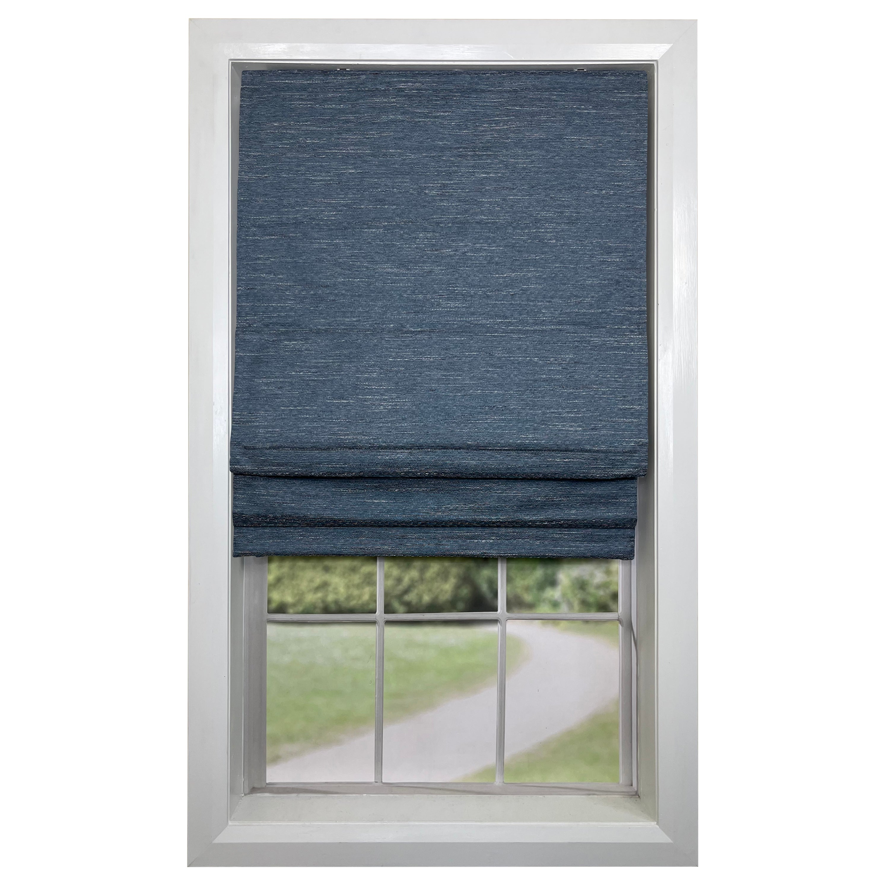 Versaille - Store Romain Sans Cordon, Collection Caesar, Tissu Assombrissant, Bleu (Disponible en 7 Grandeurs) - Simple Boutique