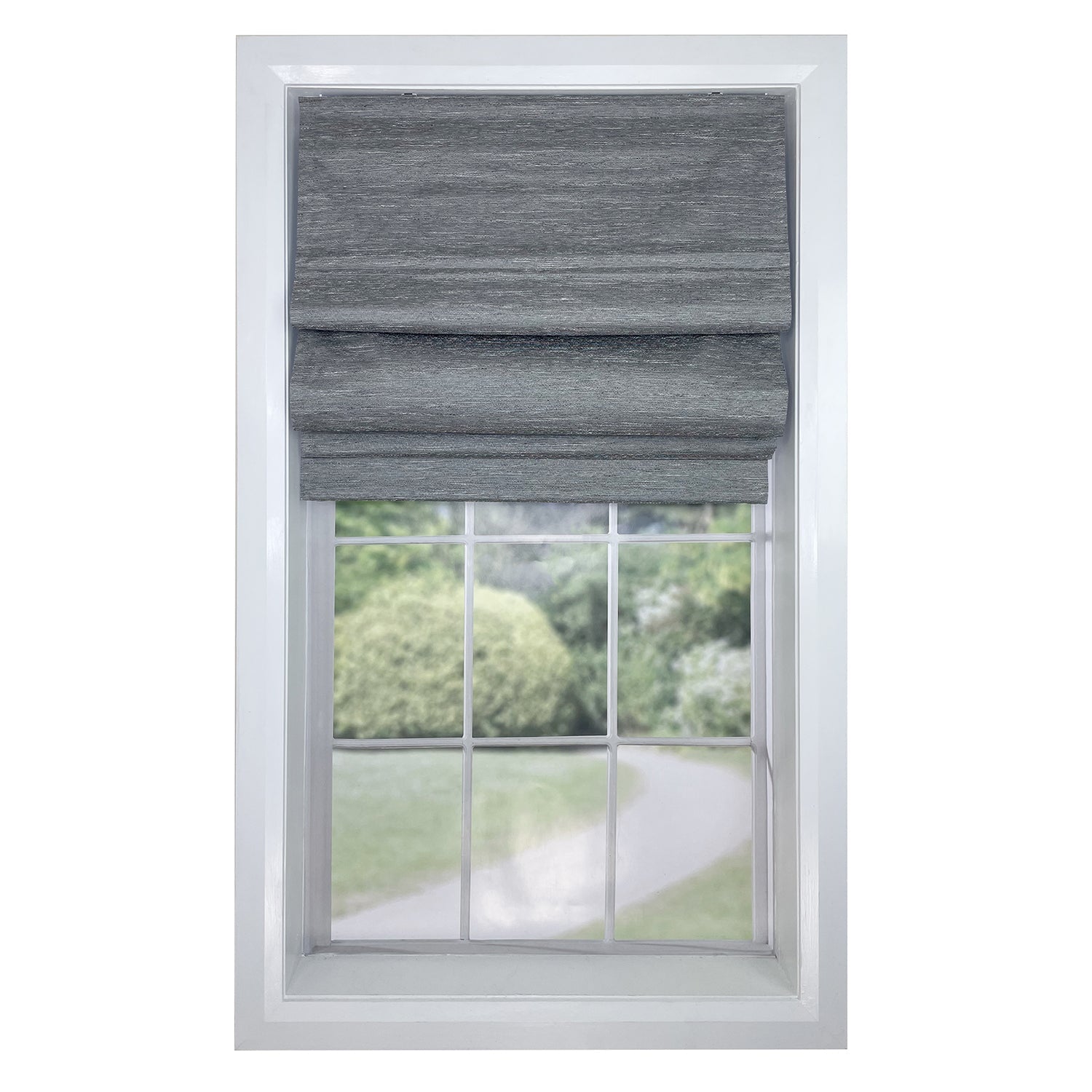 Versaille - Store Romain Sans Cordon, Collection Caesar, Tissu Assombrissant, Gris Foncé (Disponible en 7 Grandeurs) - Simple Boutique