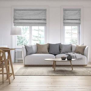 Versaille - Store Romain Sans Cordon, Collection Caesar, Tissu Assombrissant, Gris Pâle (Disponible en 7 Grandeurs) - Simple Boutique