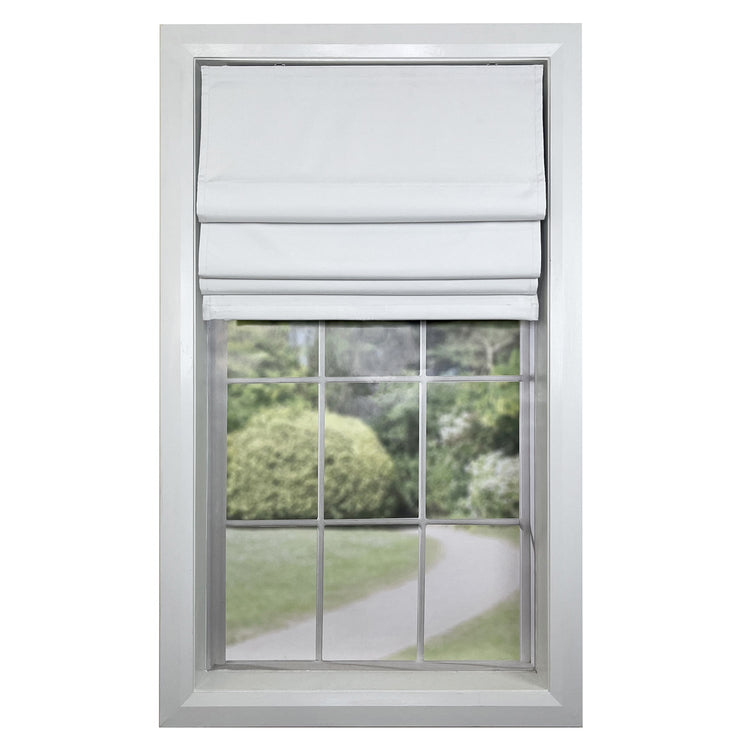 Versaille - Store Romain Sans Cordon, Collection Octavia, Tissu Assombrissant, Blanc (Disponible en 8 Grandeurs) - Simple Boutique